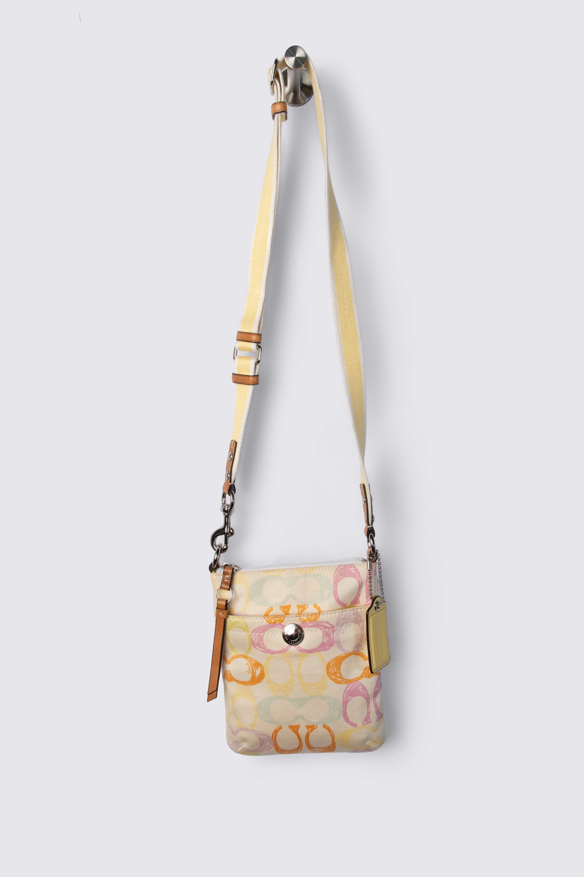 Y2K Coach Multicolor Signature C Canvas Crossbody Bag – Calico