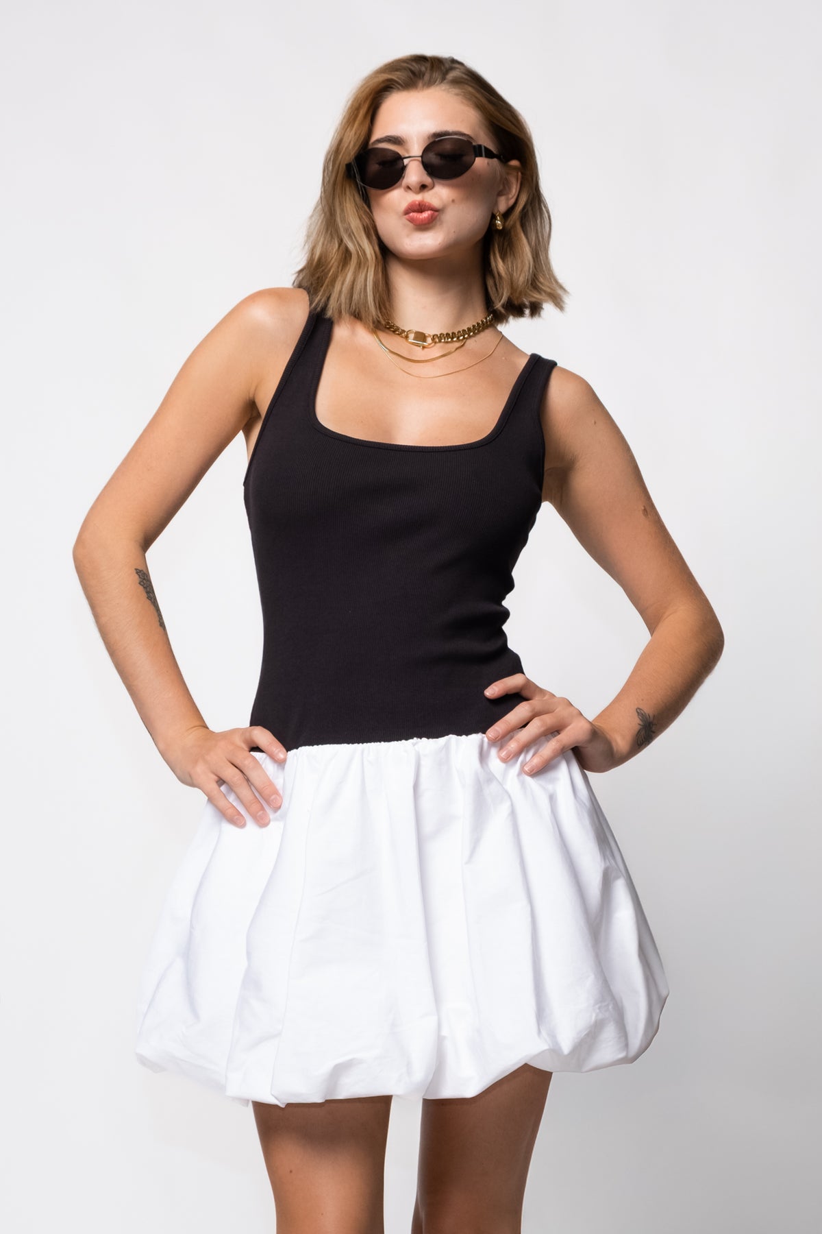 Steve Madden Linnea Bubble Mini Dress