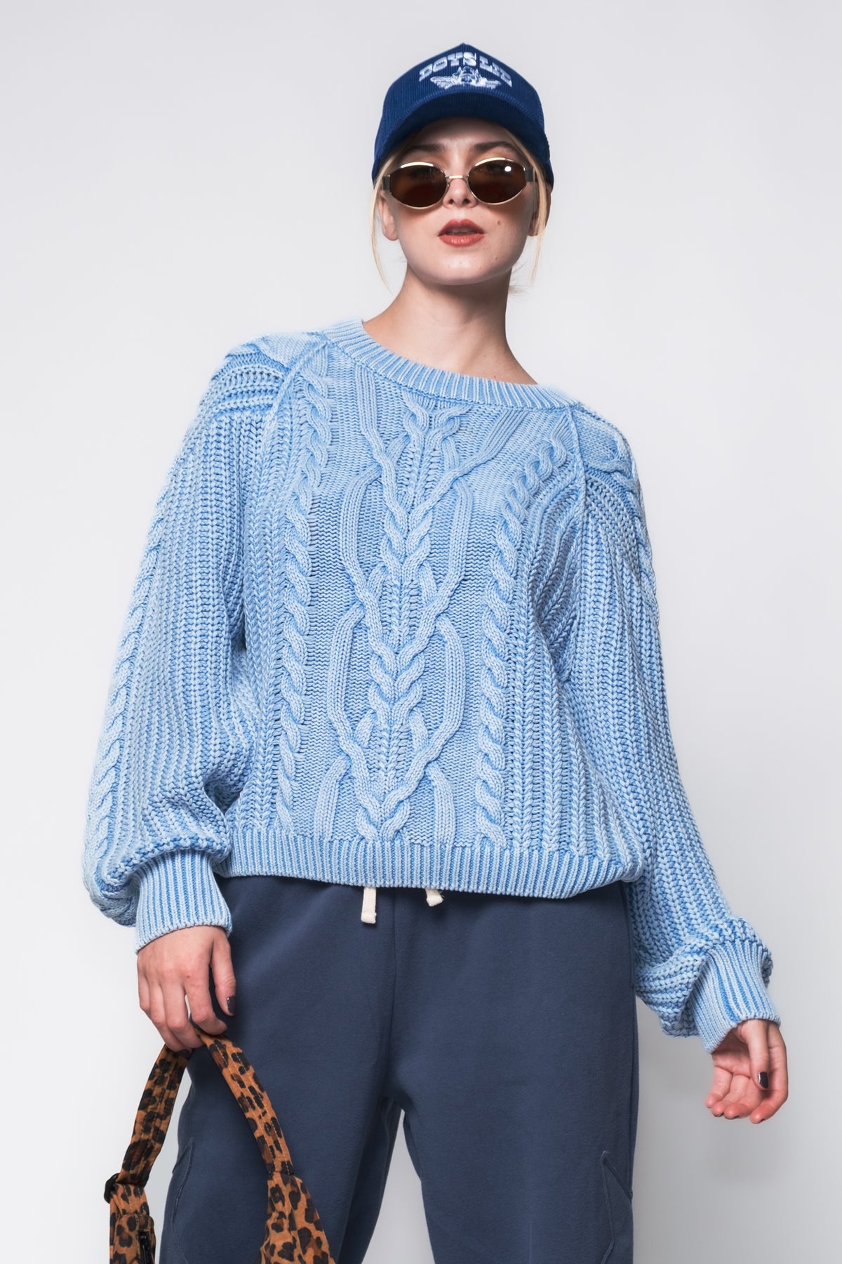 Free People Frankie Cableknit Sweater