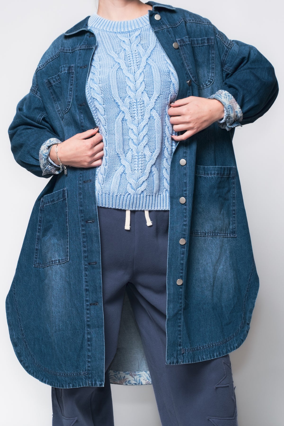 Free People Frankie Cableknit Sweater