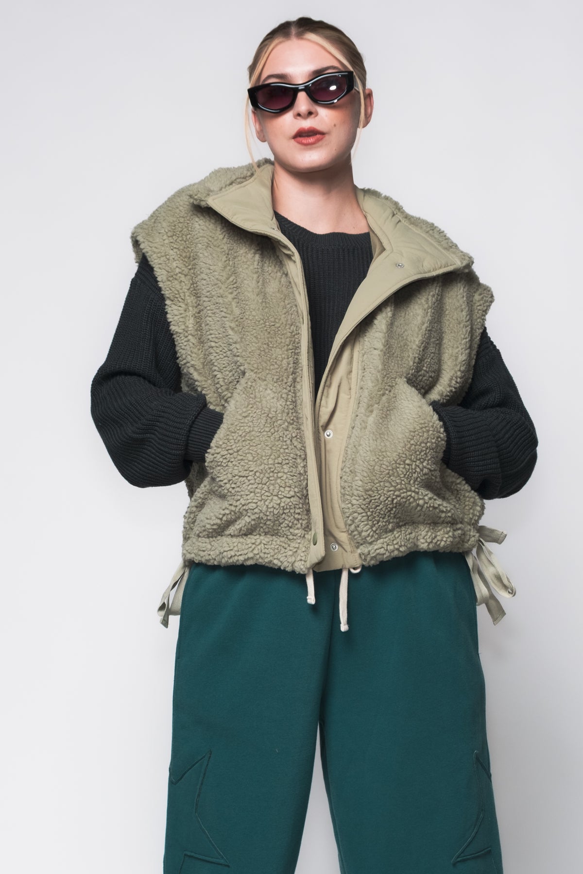 Tied Up Teddy Vest