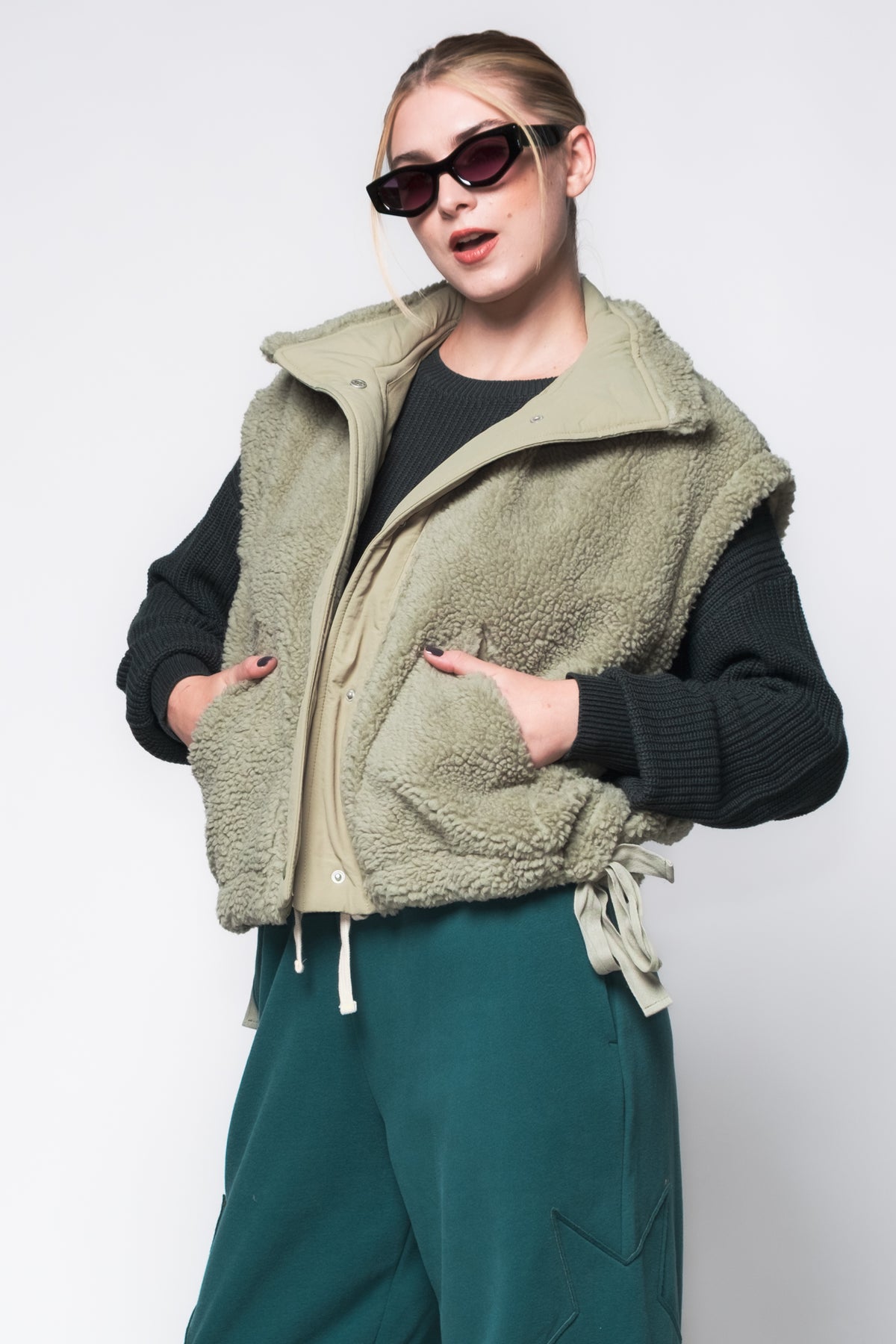 Tied Up Teddy Vest