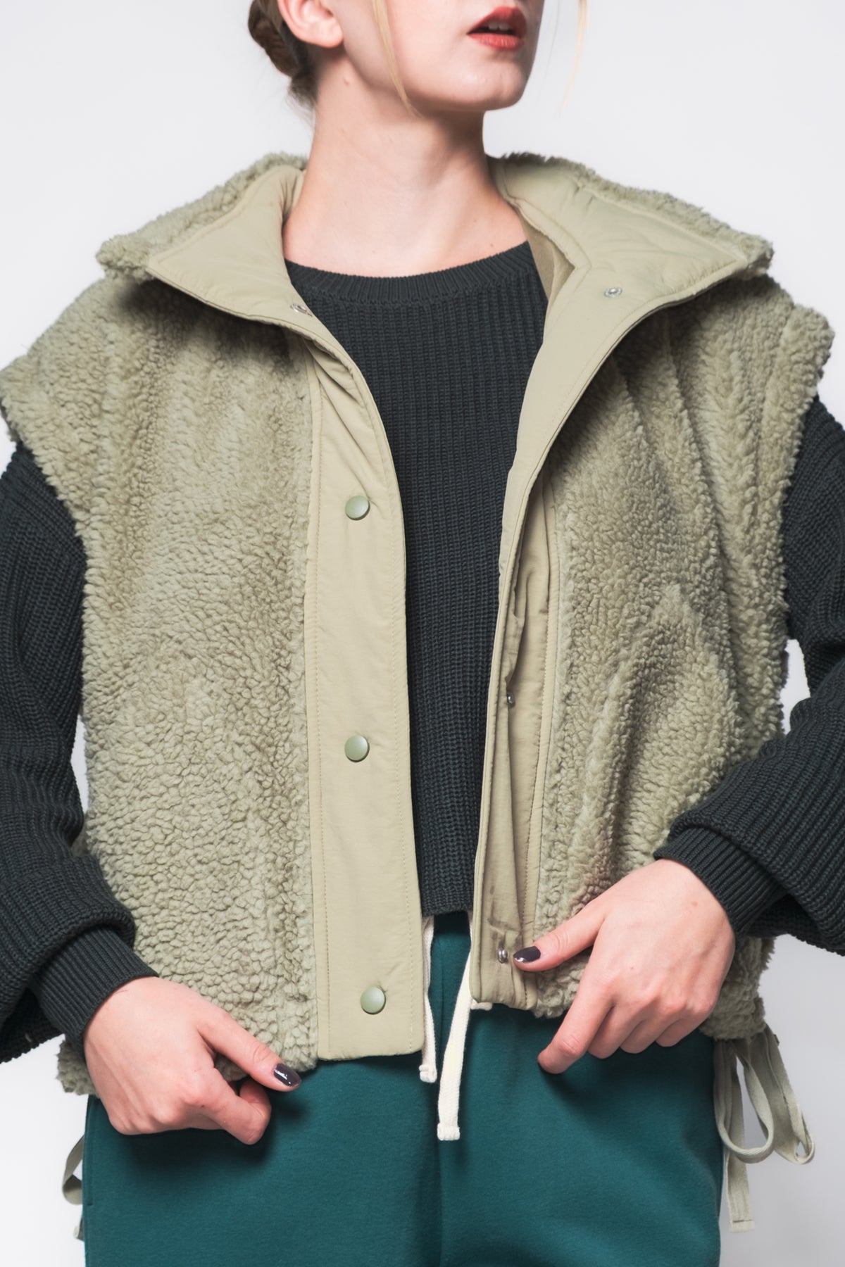 Tied Up Teddy Vest