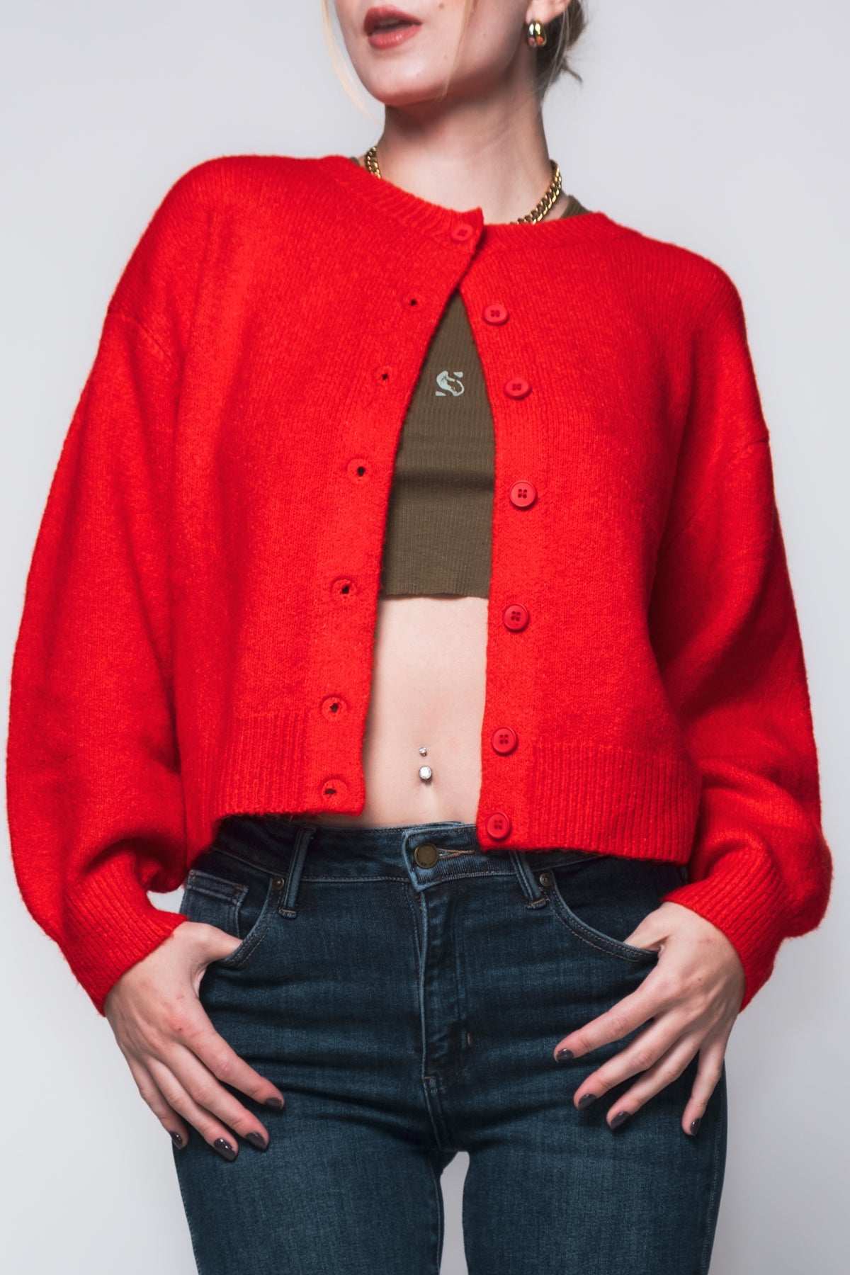 Louie Cozy Crewneck Cardi