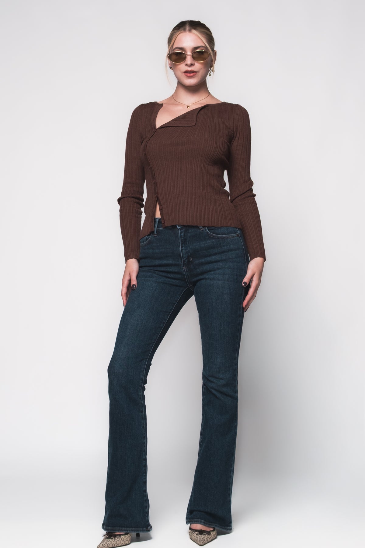 MINKPINK Dakota Rib Knit Top