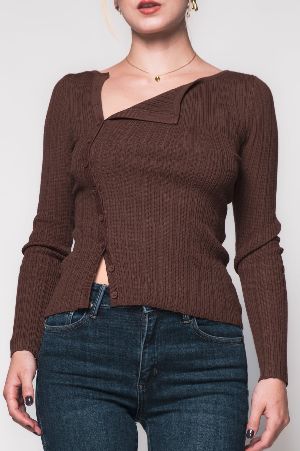 MINKPINK Dakota Rib Knit Top
