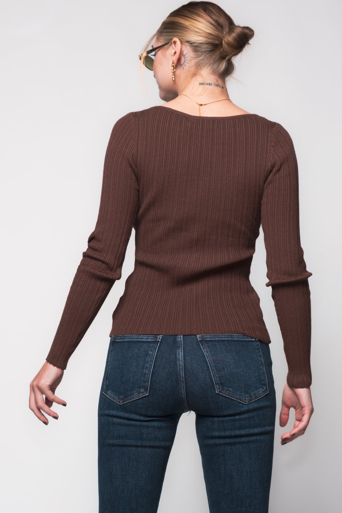 MINKPINK Dakota Rib Knit Top