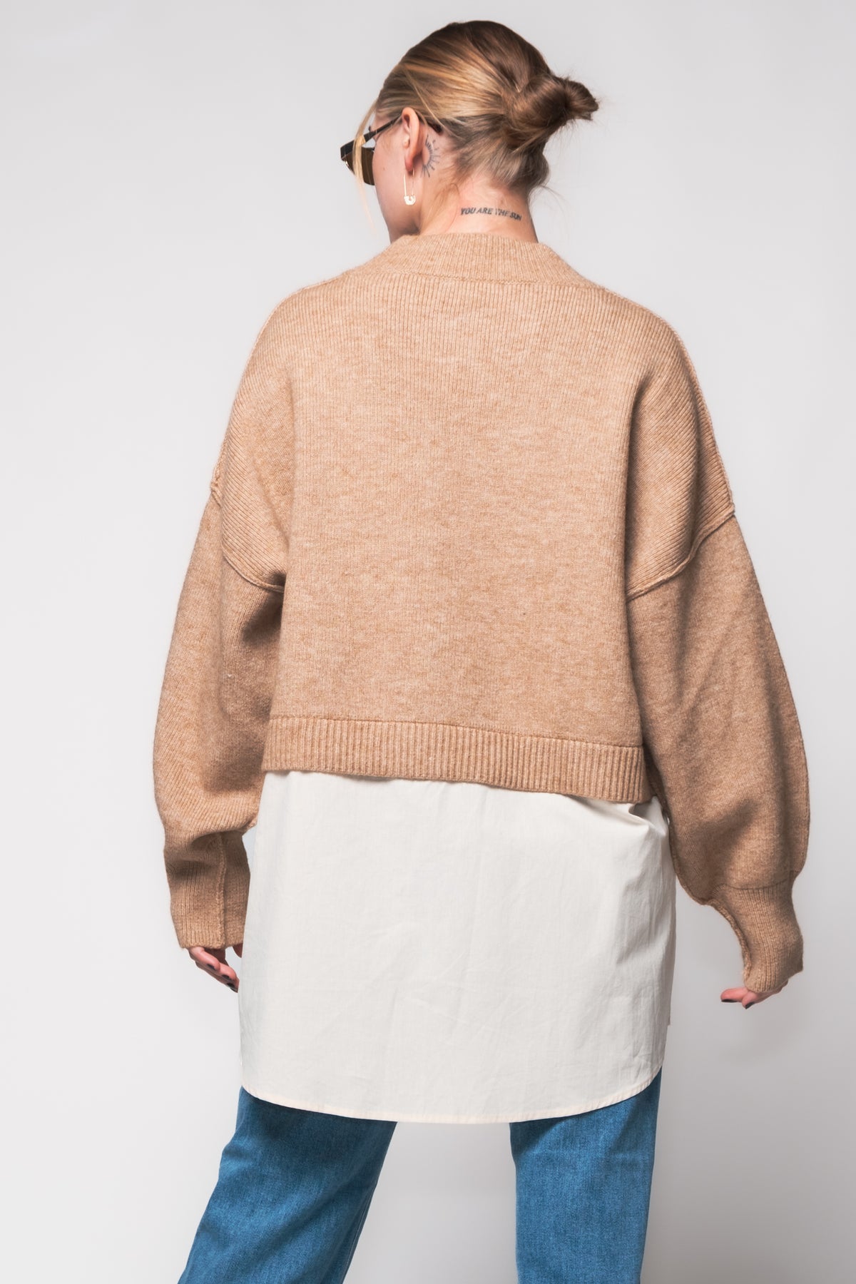 Sutton Twofer Boxy Knit