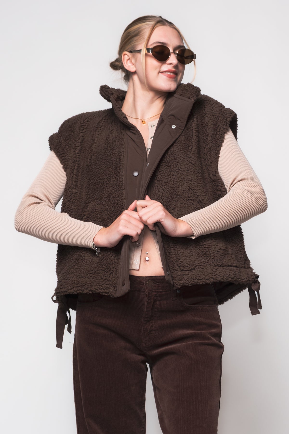 Tied Up Teddy Vest