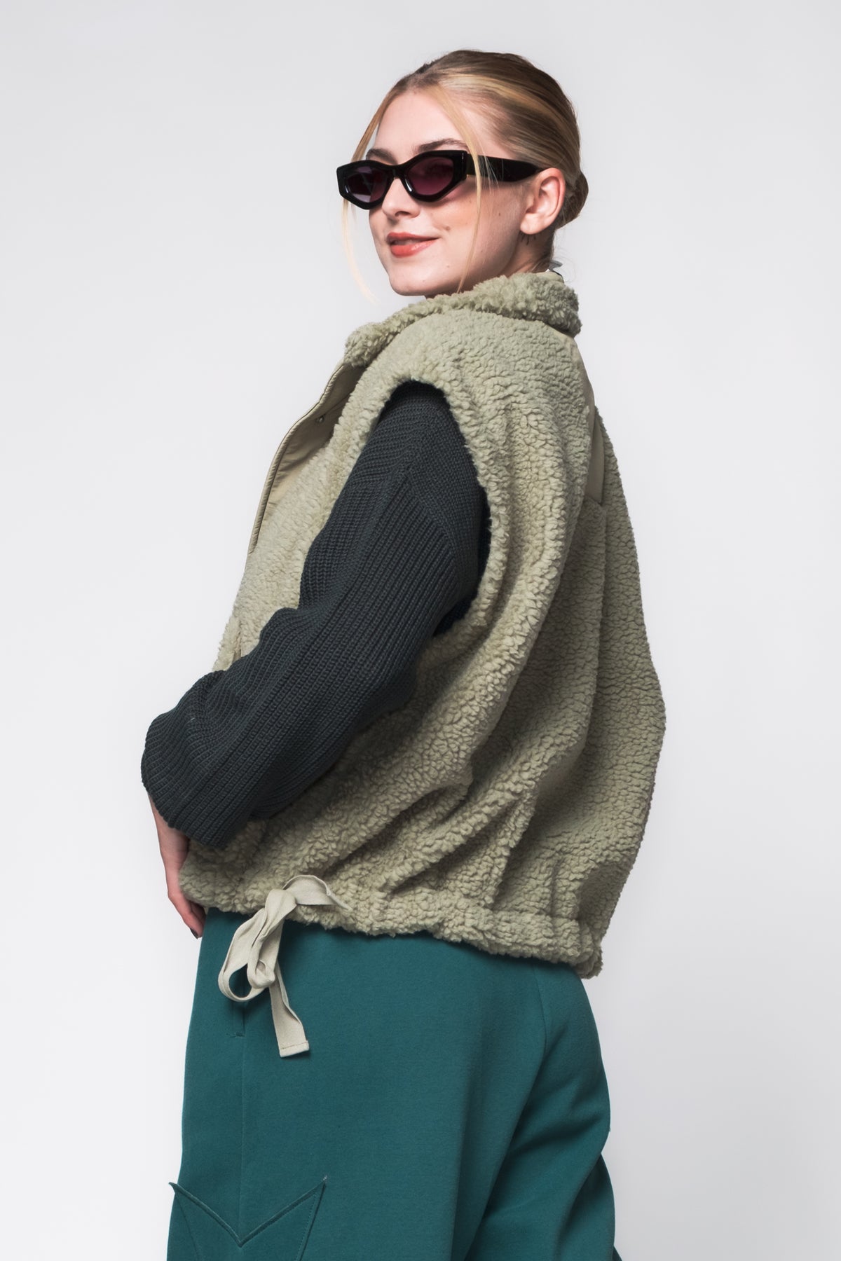 Tied Up Teddy Vest