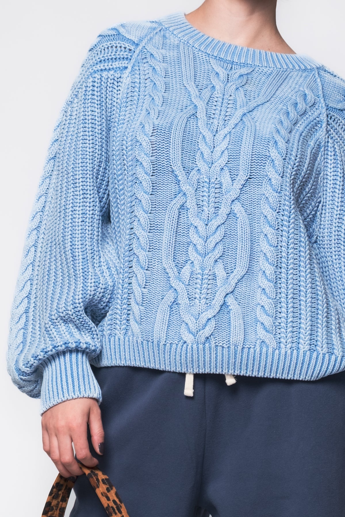 Free People Frankie Cableknit Sweater