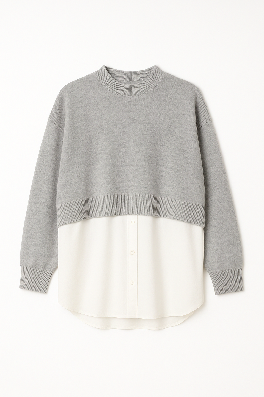 Sutton Twofer Boxy Knit