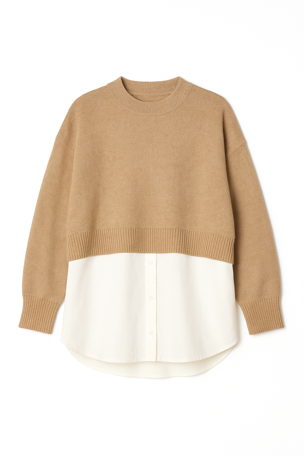 Sutton Twofer Boxy Knit