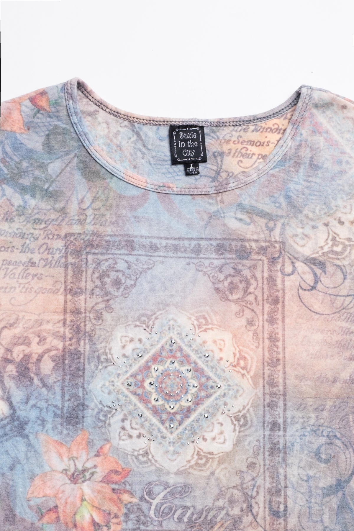 Suzie in The City Jeweled Baby Tee