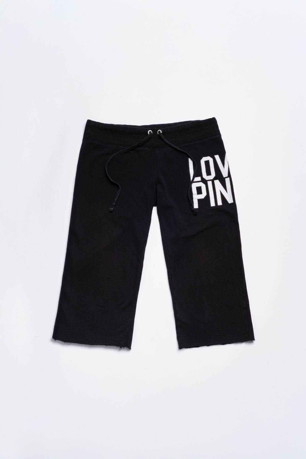 Victoria's Secret Love Pink Low Rise Cropped Sweatpants