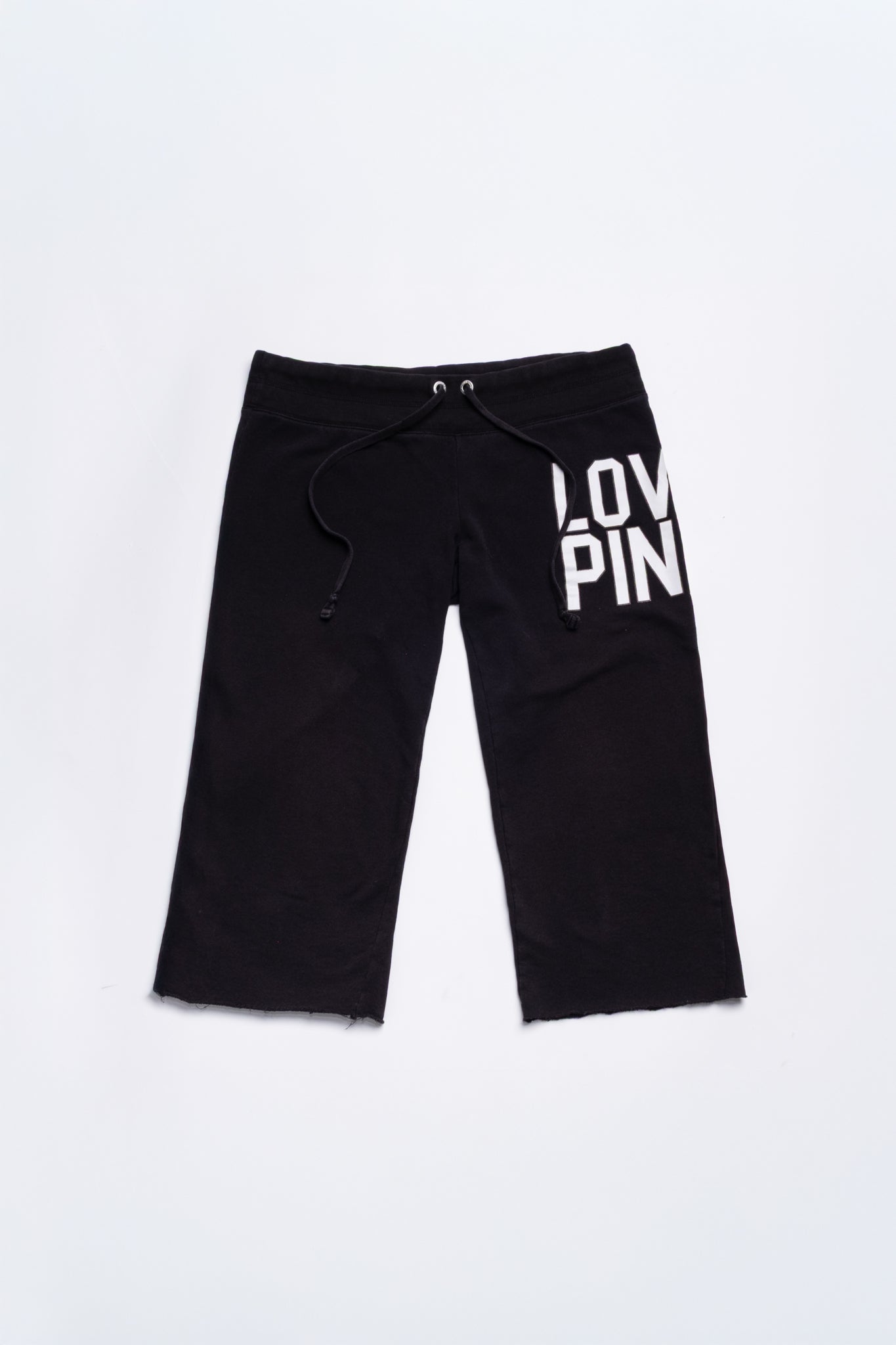 Victoria's Secret Love Pink Low Rise Cropped Sweatpants