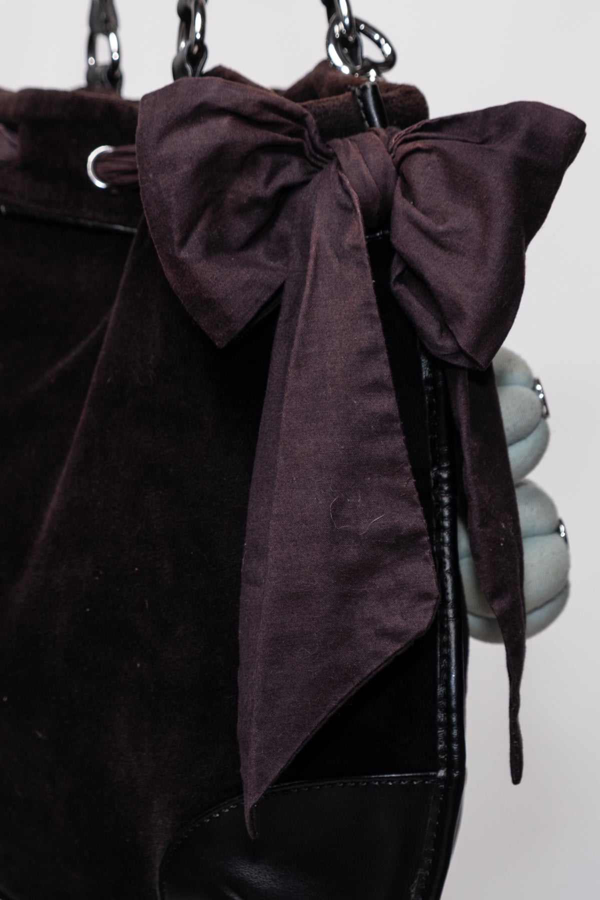 Juicy Couture Embroidered Velour Hobo Bag