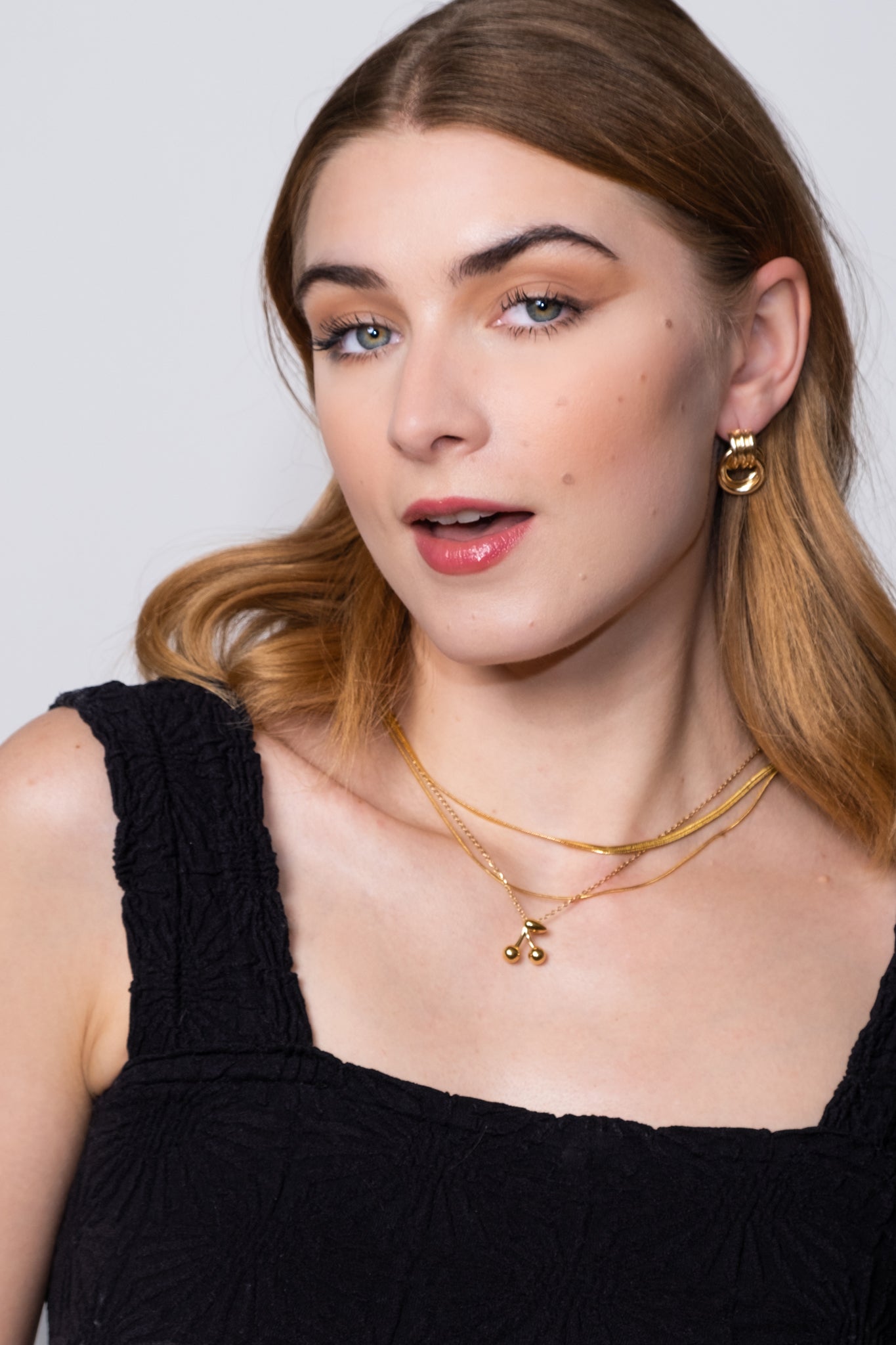 Duo Dainty Layered Chain Necklace