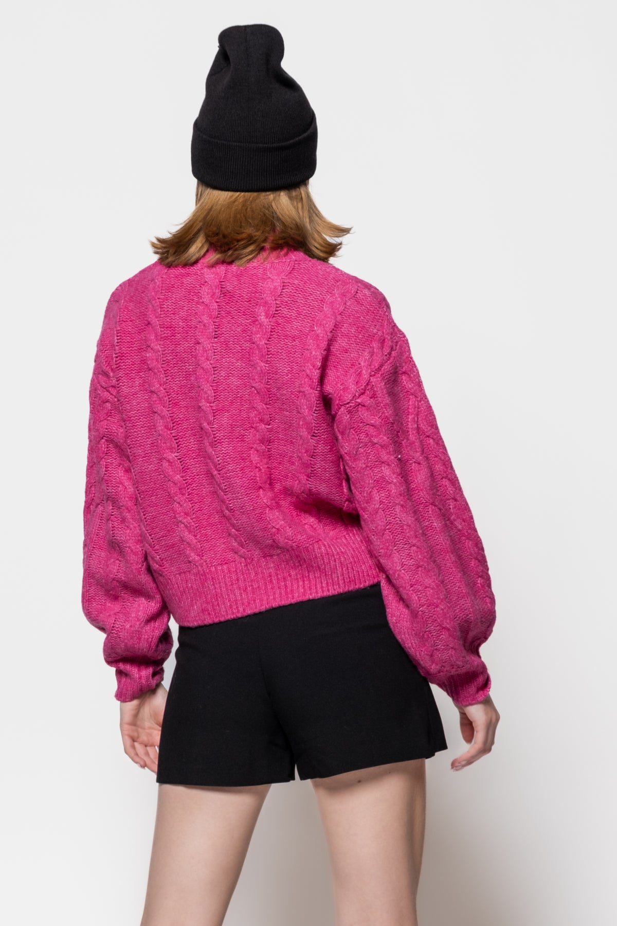 Steve Madden Marcie Cableknit Sweater