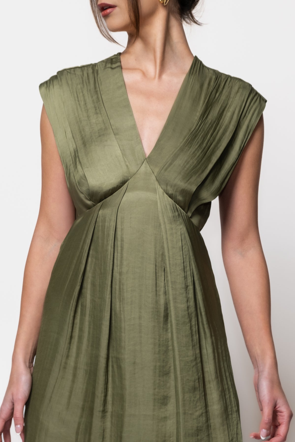 Steve Madden Clarissa Satin Midi Dress