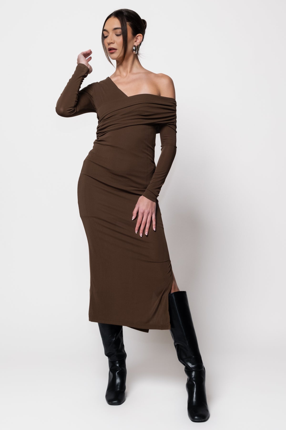 Steve Madden Bevelyn One Shoulder Bodycon