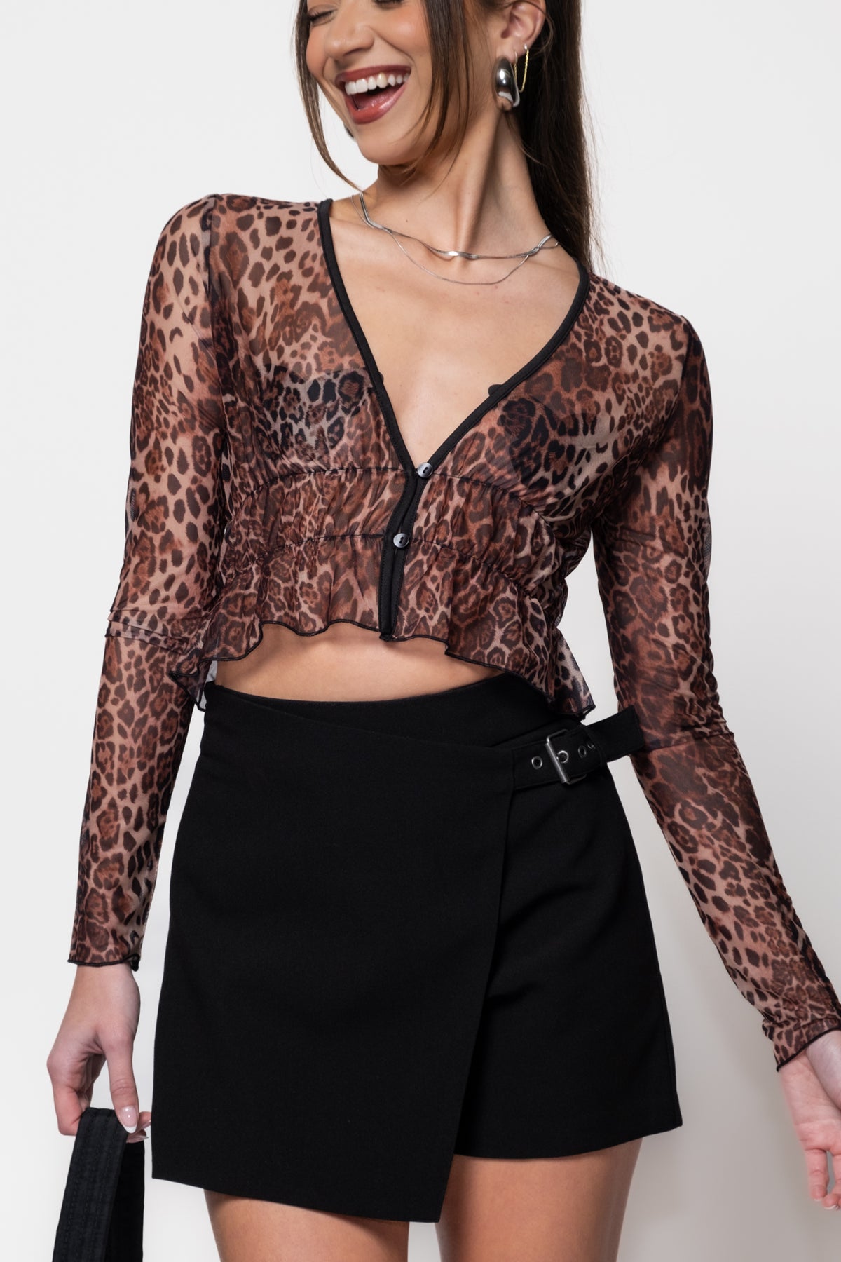 Untamed Sheer Babydoll Top