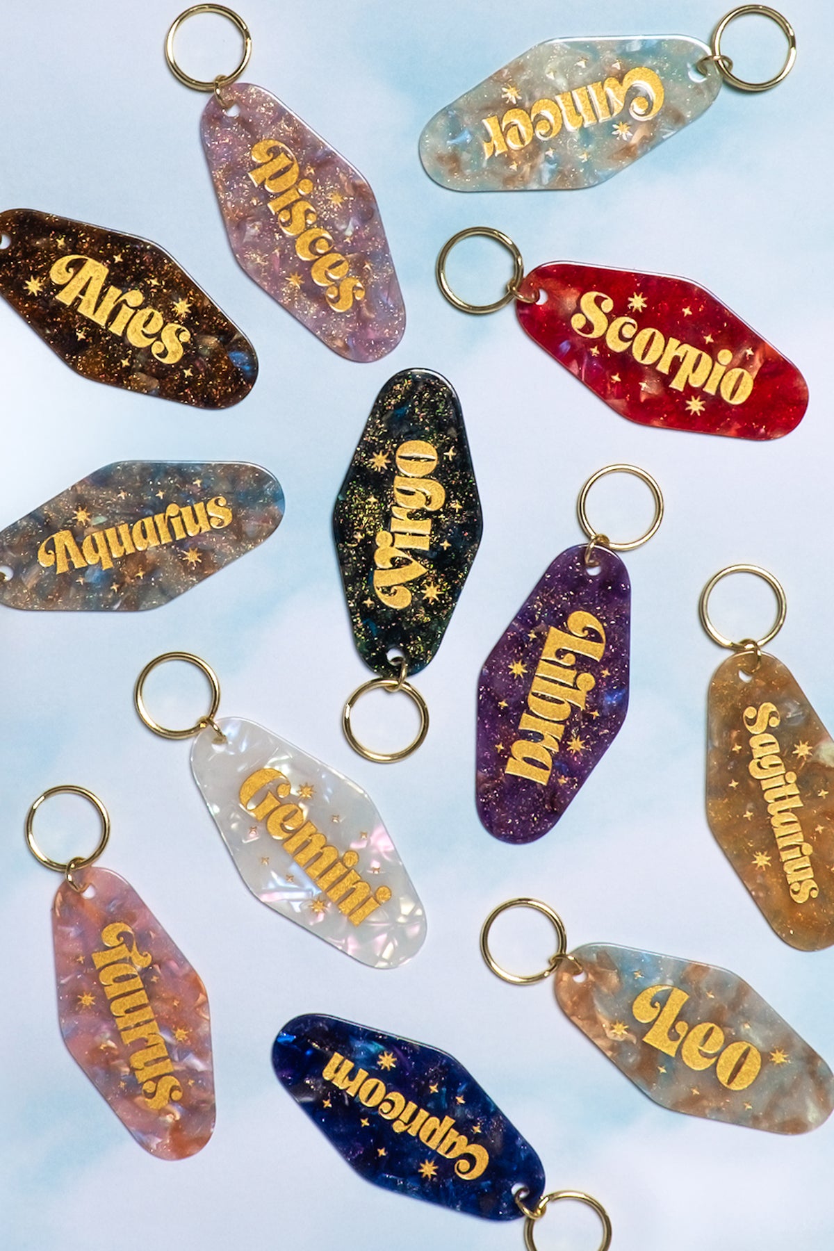 Zodiac Hotel Keychain