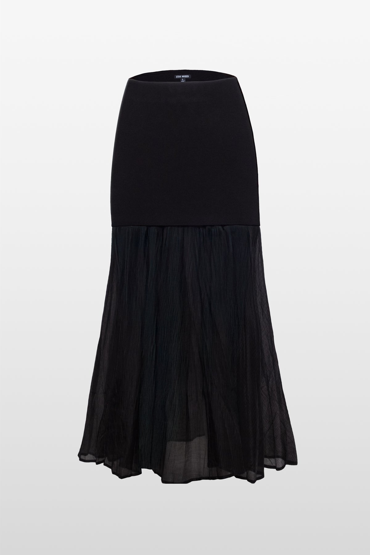 Steve Madden Malvina Mixed Media Maxi Skirt