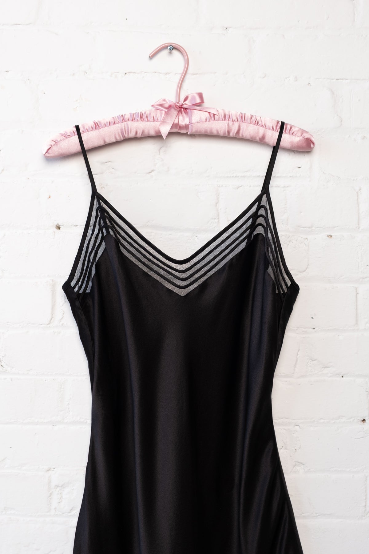 Victoria's Secret Black Silk Slip
