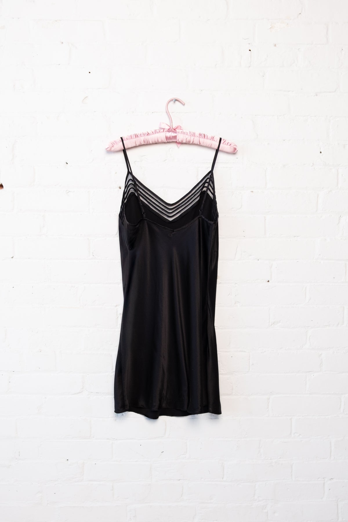 Victoria's Secret Black Silk Slip