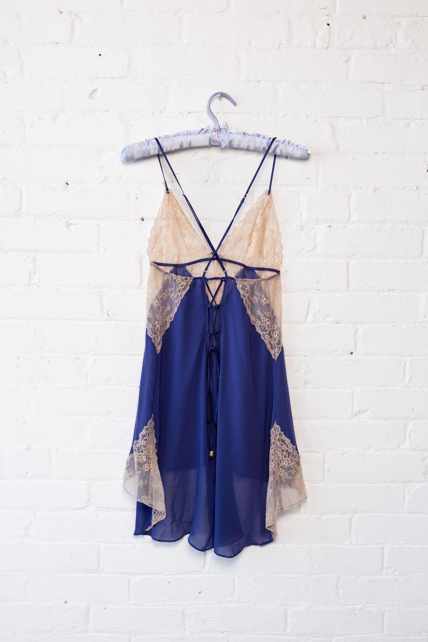 Victoria's Secret Sheer Lace Trim Mini Slip