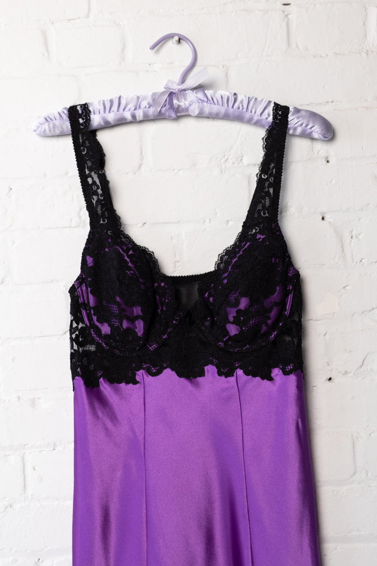 Victoria's Secret Satin & Lace Maxi Slip