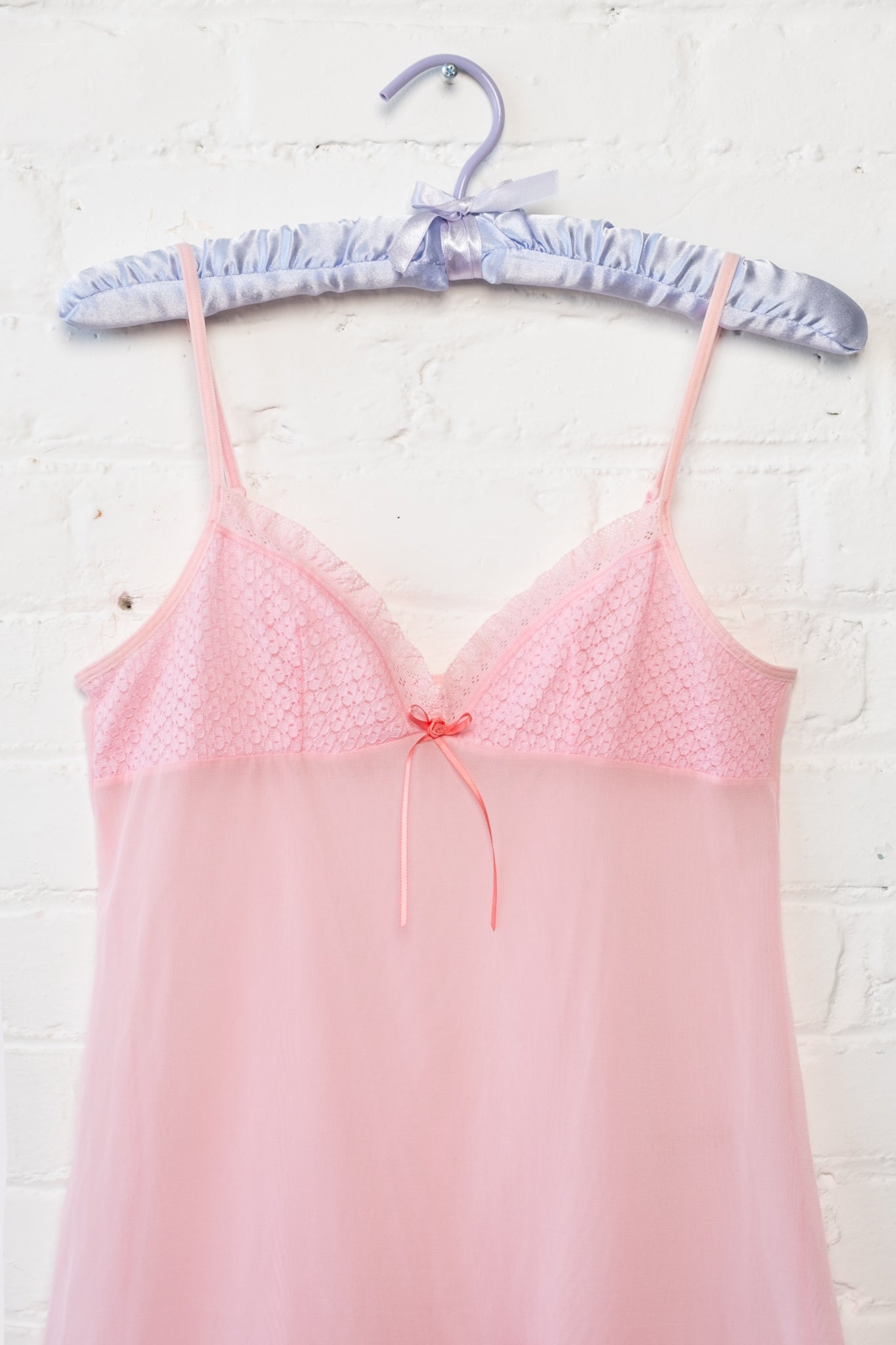 Victoria's Secret Sheer Pink Babydoll Cami Top