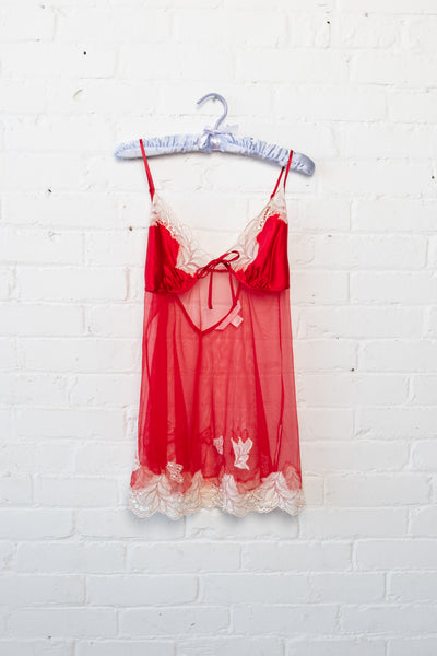 Victoria's Secret Silk & Lace Babydoll Nightie – Calico