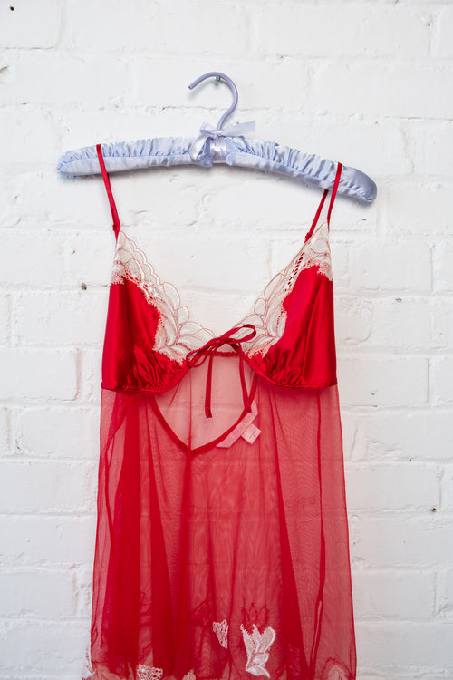 Victoria's Secret Silk & Lace Babydoll Nightie