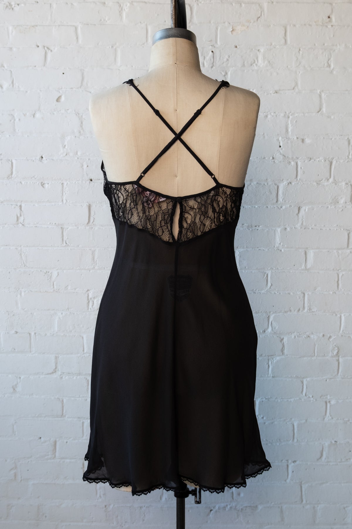 Victoria's Secret Silk Cross Back Slip