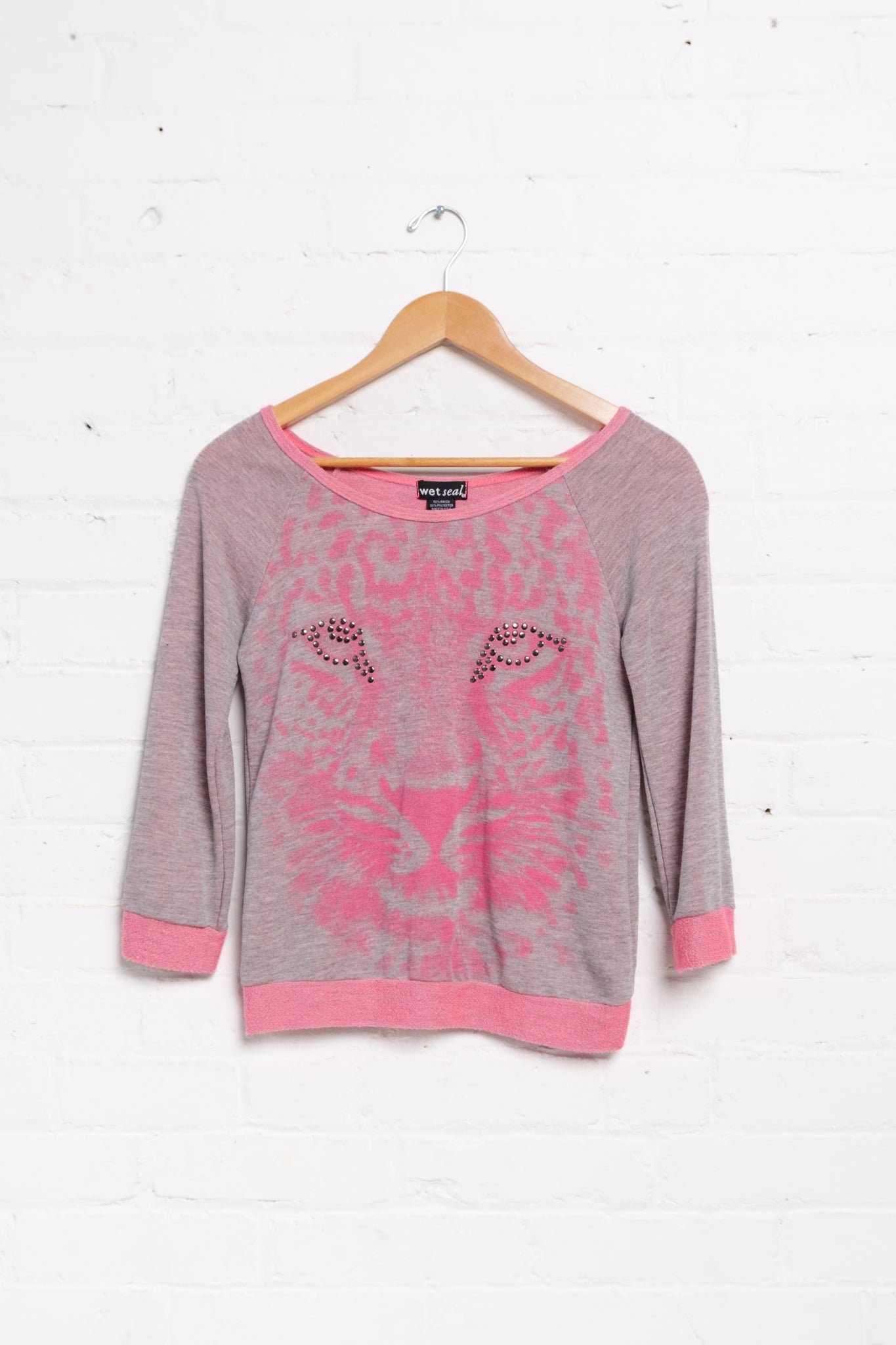 2010s Mallcore Wet Seal Raglan Tee