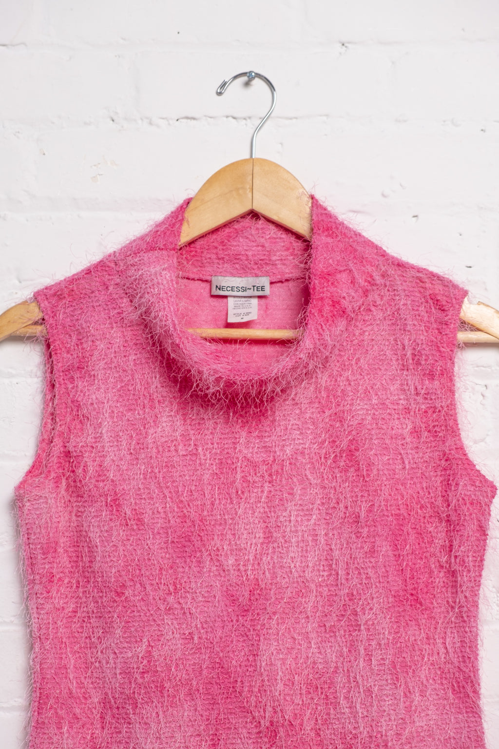 Necessi-Tee Eyelash Knit Sleeveless Top