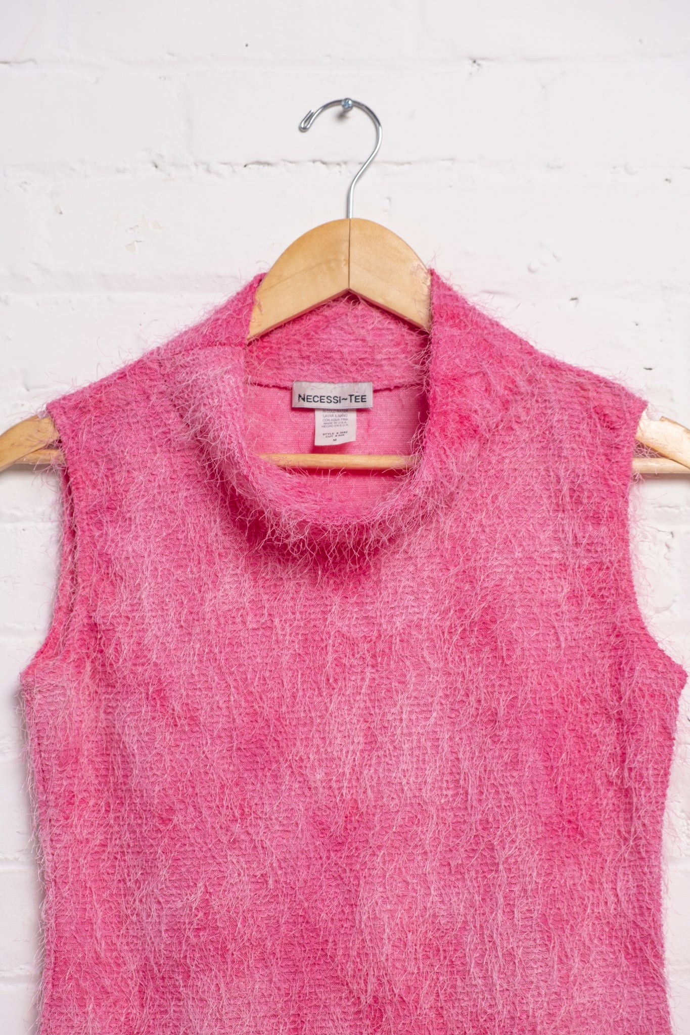 Necessi-Tee Eyelash Knit Sleeveless Top
