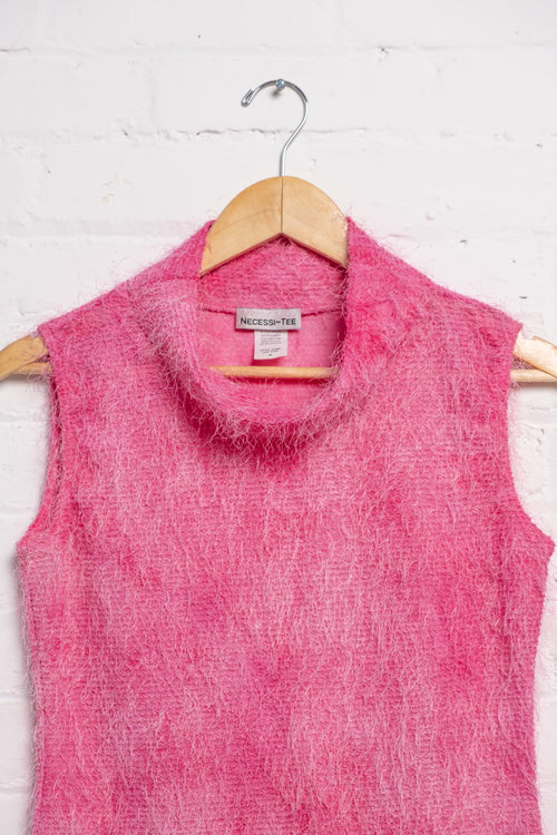 Necessi-Tee Eyelash Knit Sleeveless Top