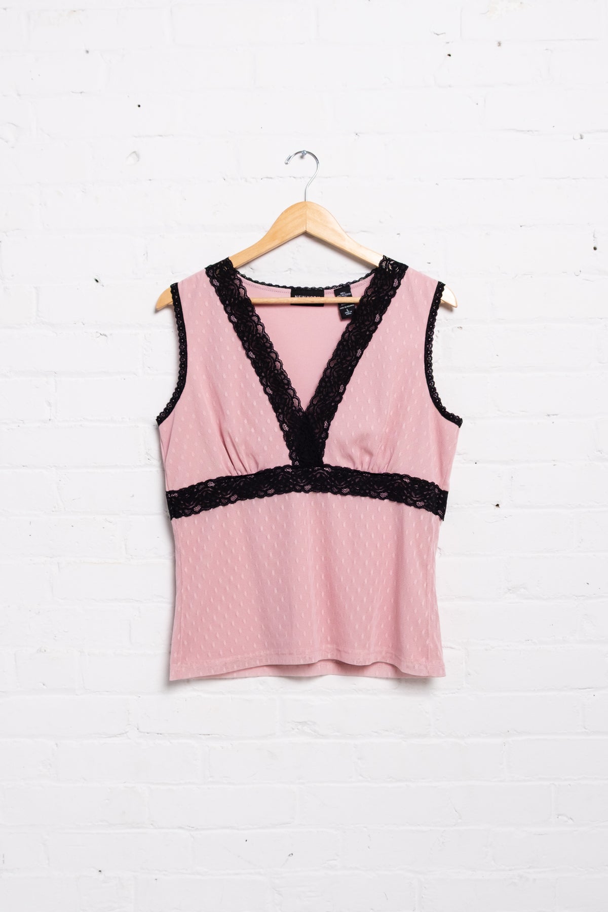 Stretchy Lace Mesh Sleeveless Top