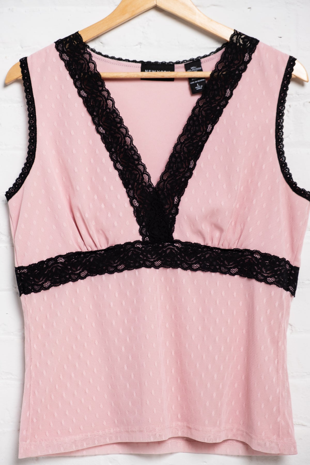 Stretchy Lace Mesh Sleeveless Top