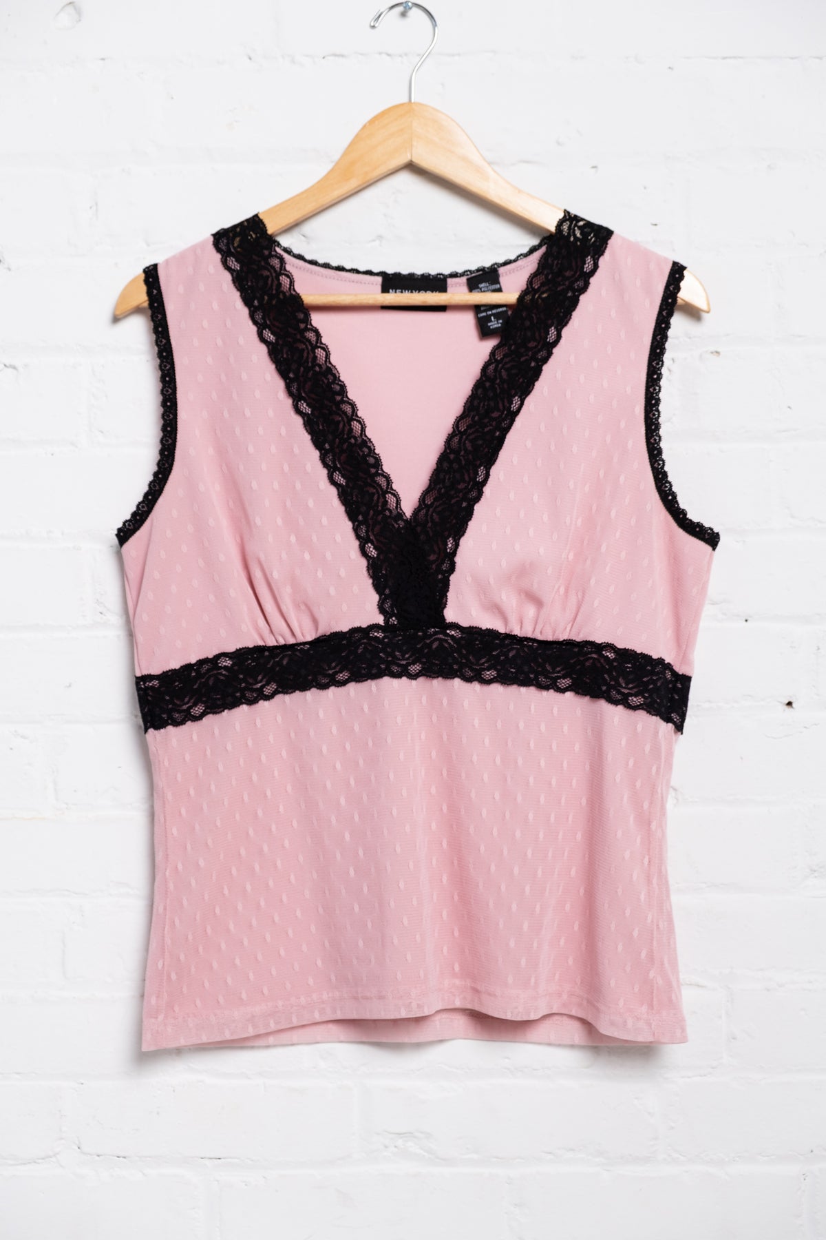 Stretchy Lace Mesh Sleeveless Top