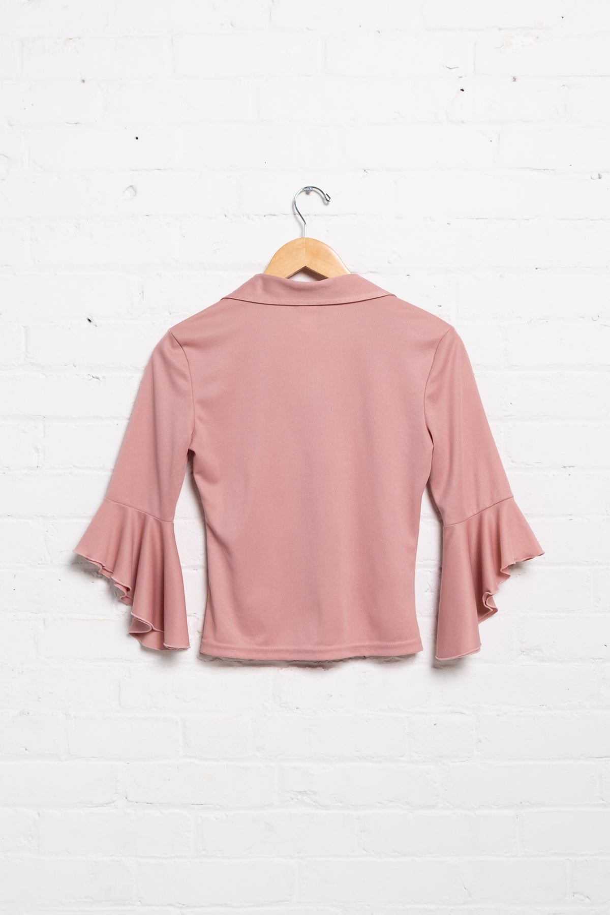 Anxiety Cafe Flutter Sleeve Top