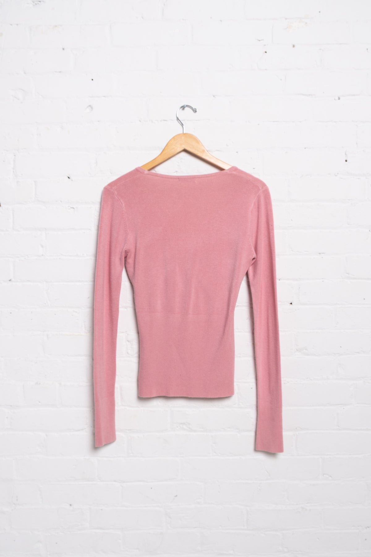 Euro Subversive Graphic Long Sleeve Knit Top