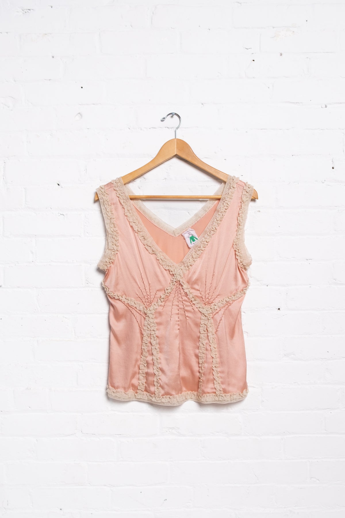 Romantic Beaded Silk Top