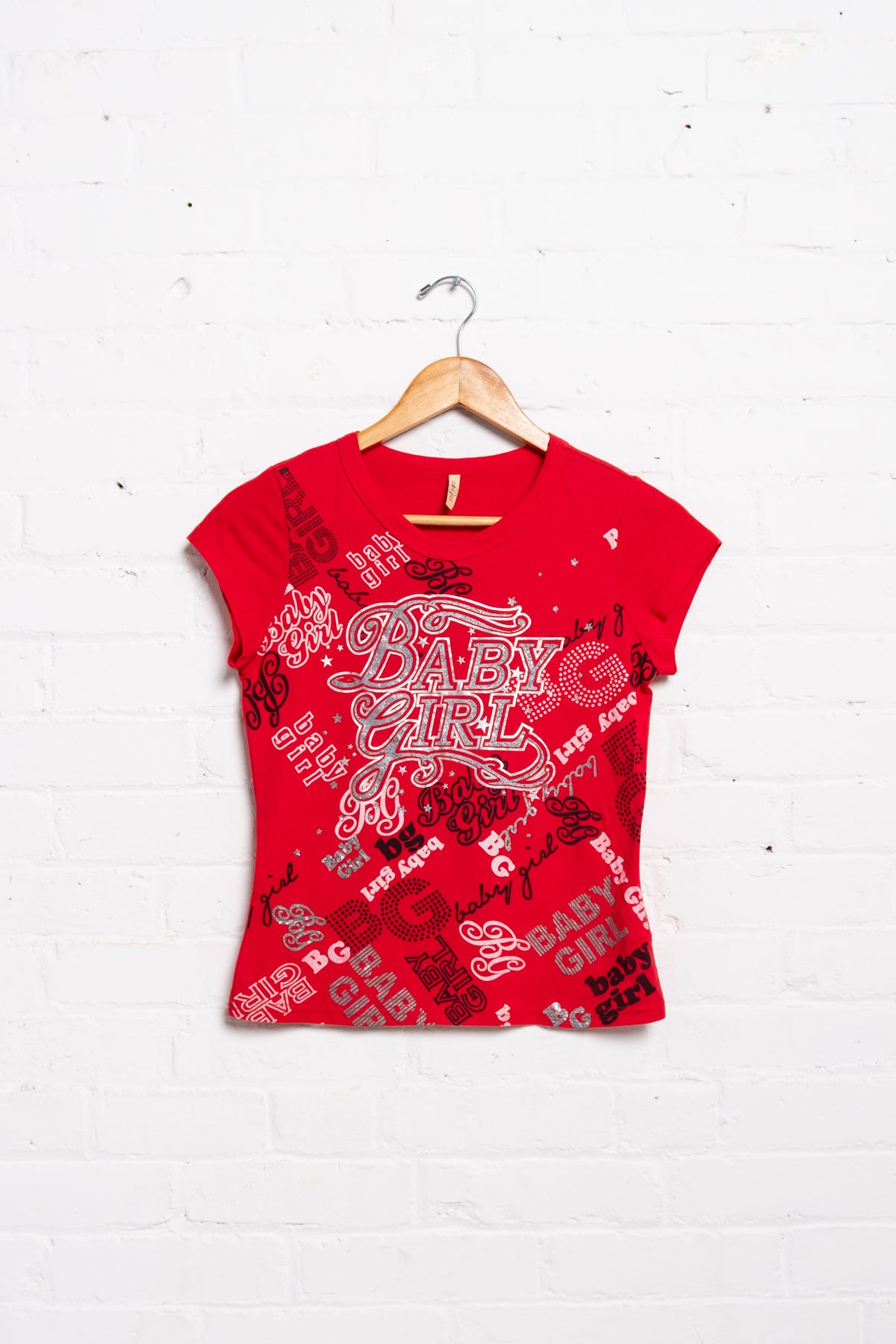 Baby Girl Glitter Graphic Tee