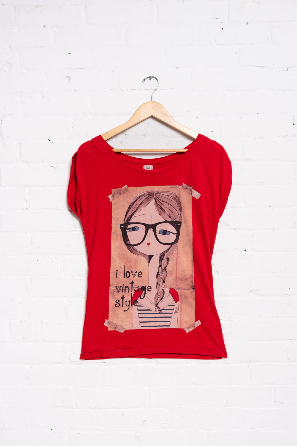 2010s Quirky Girl Graphic Tee