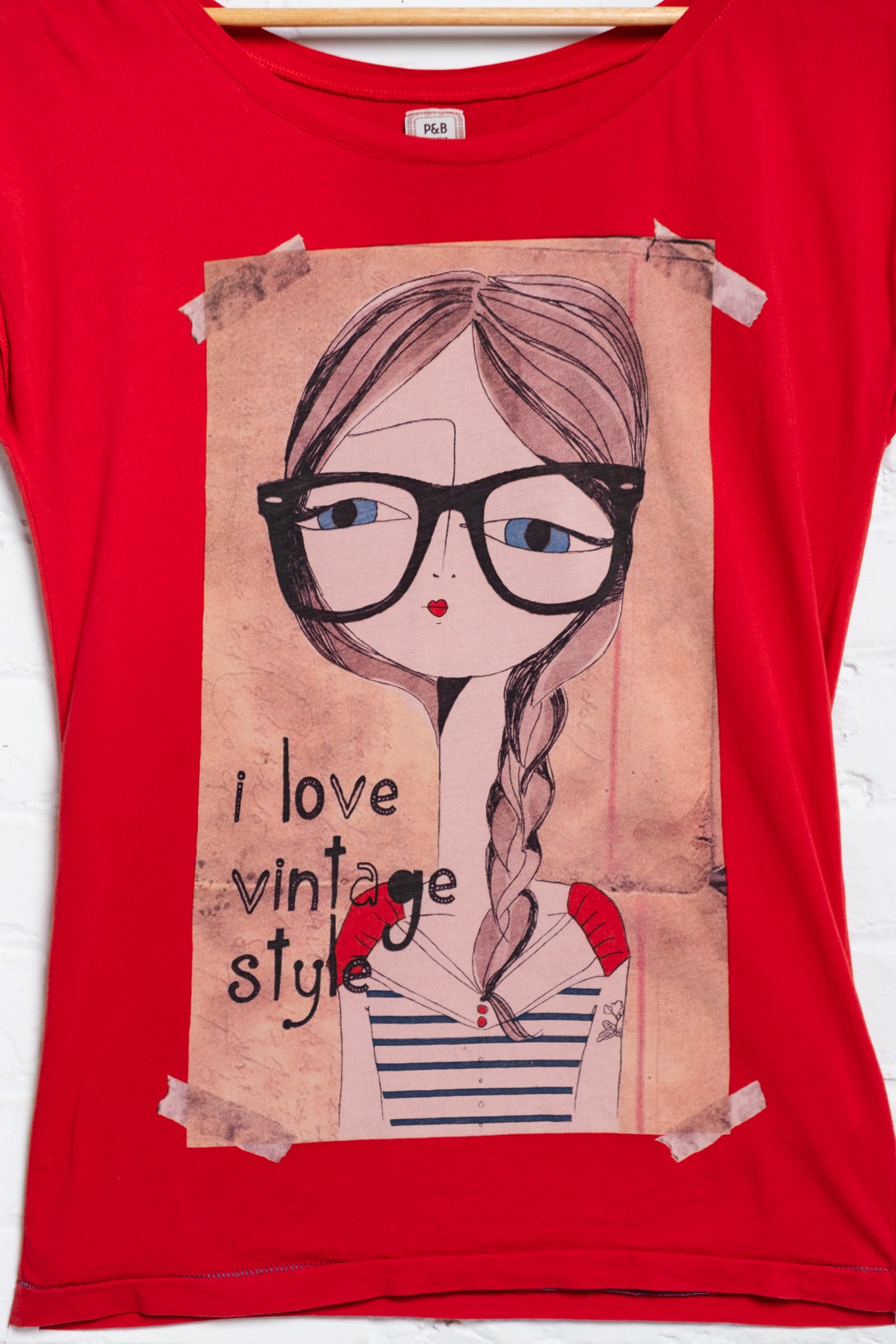 2010s Quirky Girl Graphic Tee
