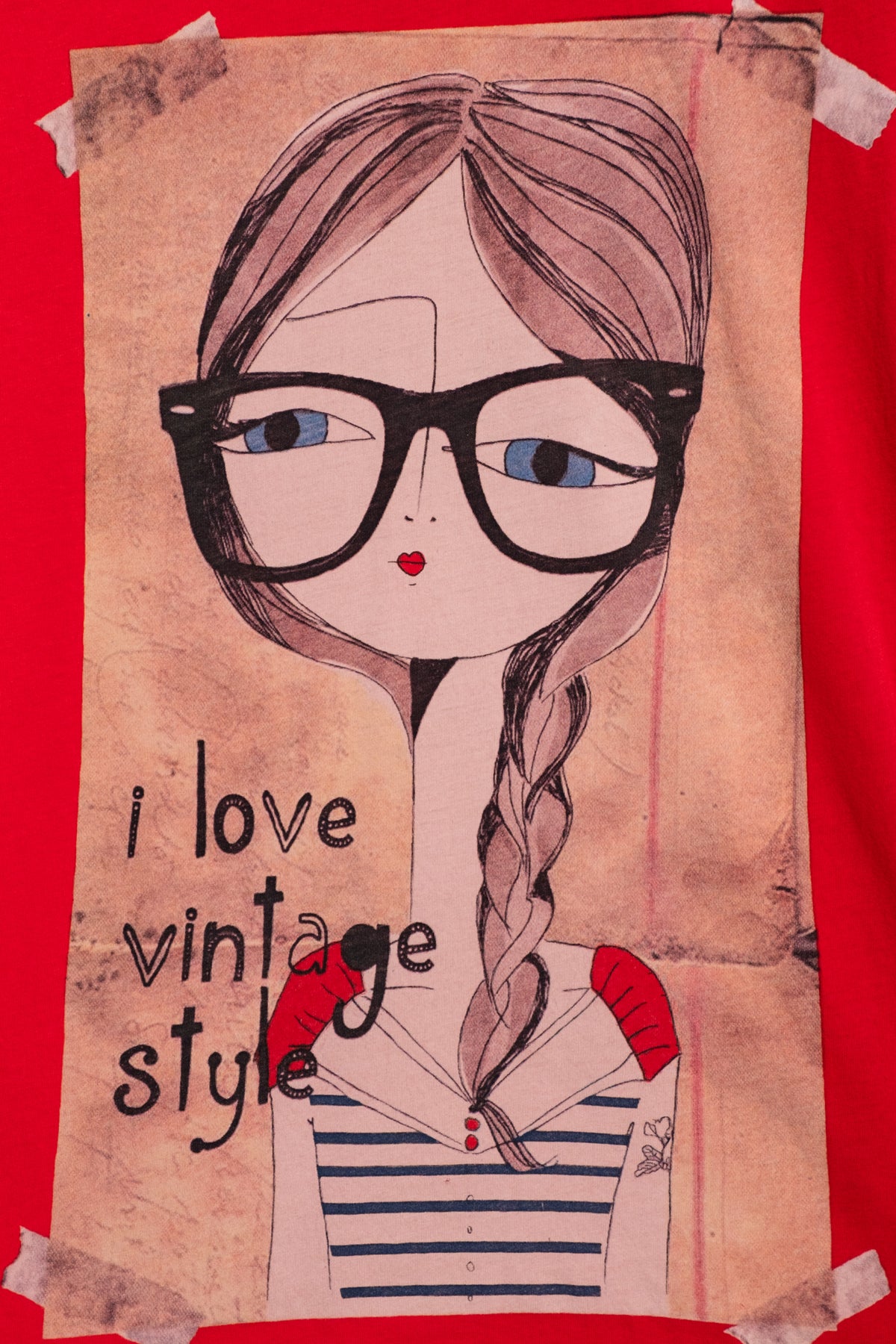 2010s Quirky Girl Graphic Tee